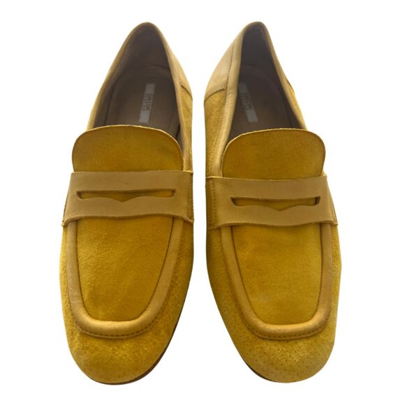 GEOX Leather Loafers Shoes Women, Yellow, Size EU 37 - Picture 1 of 9